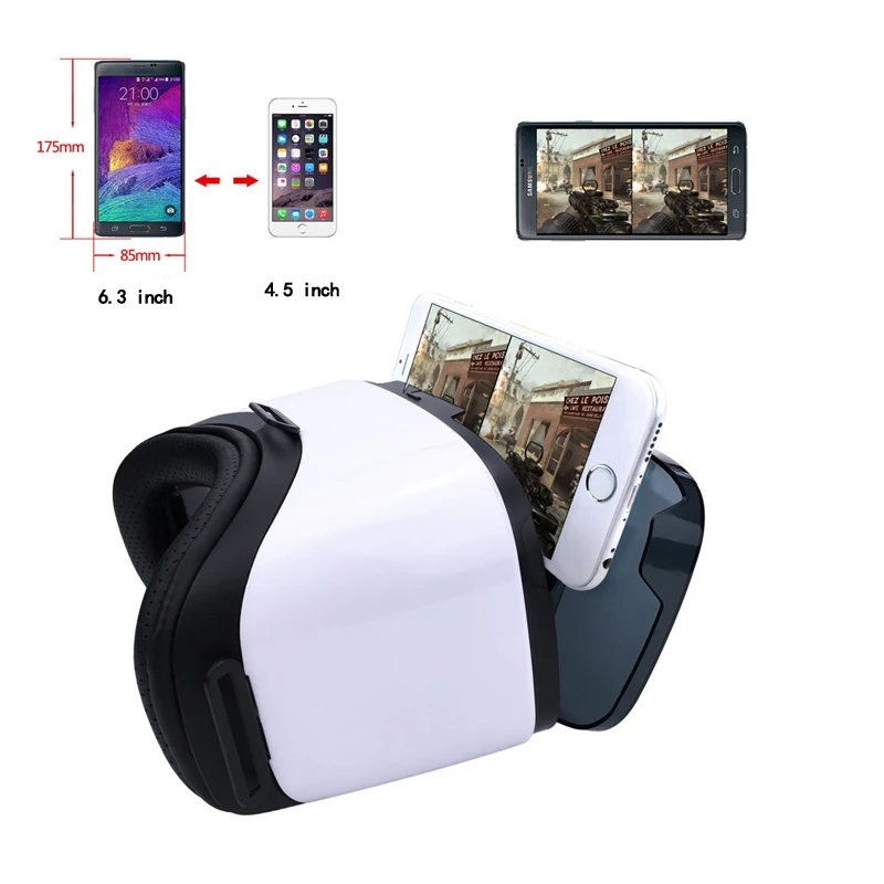 Очки виртуальной реальности 120 FOV VR пульт дистанционного управления 3D Android Cardboard