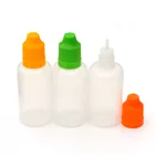5 шт. пустая флакон 30 мл сжимаемая пластиковая бутылка-капельница для жидкой эссенции полиэтиленовый контейнер для образцов крышка для защиты от детей