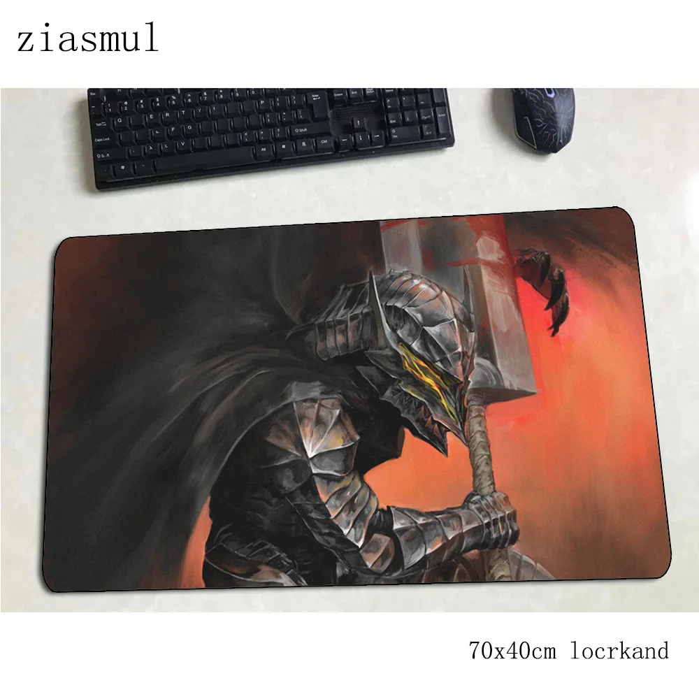 Коврик для мыши berserk 700x400x3 мм игровой коврик для мыши большой коврик для геймера HD печатная игровая компьютерная настольная клавиатура со встроенной мышью высококачественные игровые коврики