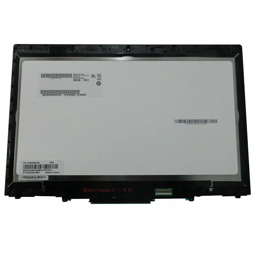 14 &quotдля Lenovo ThinkPad X1 Йога 1st Gen сенсорный экран планшета панель ЖК-дисплея в сборе |