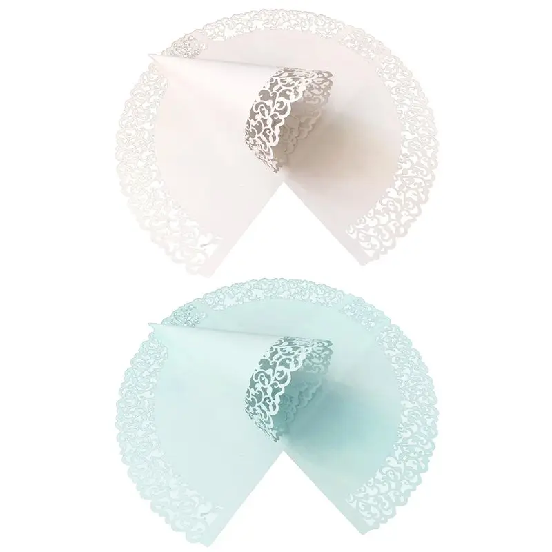 50 шт. столовый сервиз из кружевная лоза прокладки лепесток конфеты Свадебная