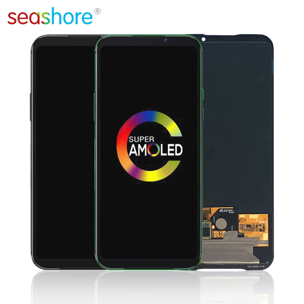 6 39 &quotоригинал для XIAOMI Black Shark 2 Pro ЖК тачскрин аналагово цифровой преобразователь