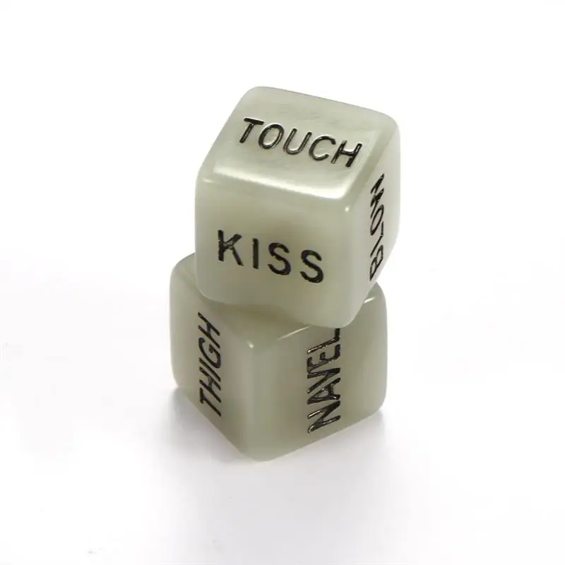 2 шт. забавные светящиеся игрушечные кубики для влюбленных пар секс-игры вечерние