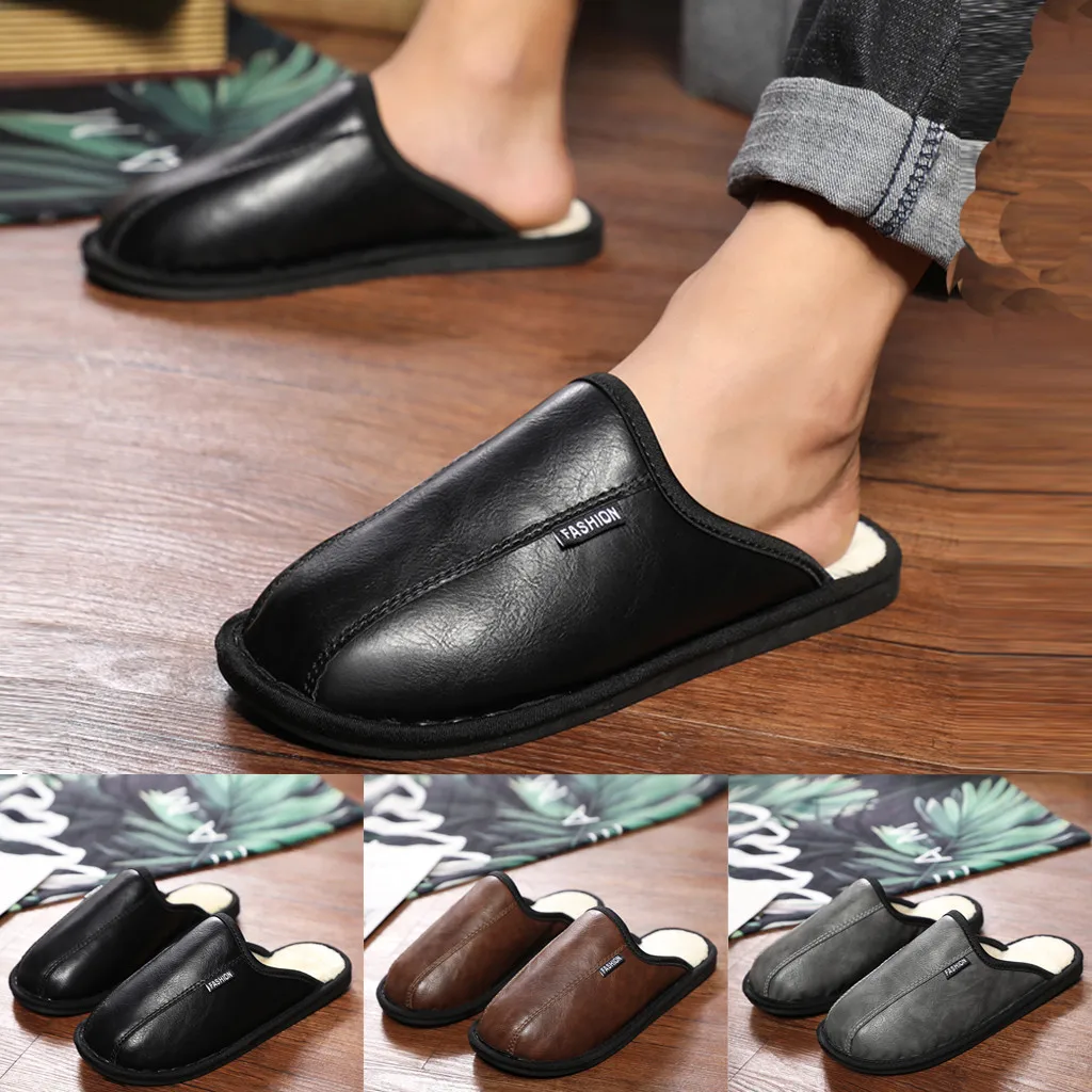 SAGACE мужские и женские домашние тапочки теплая обувь на платформе хлопковые