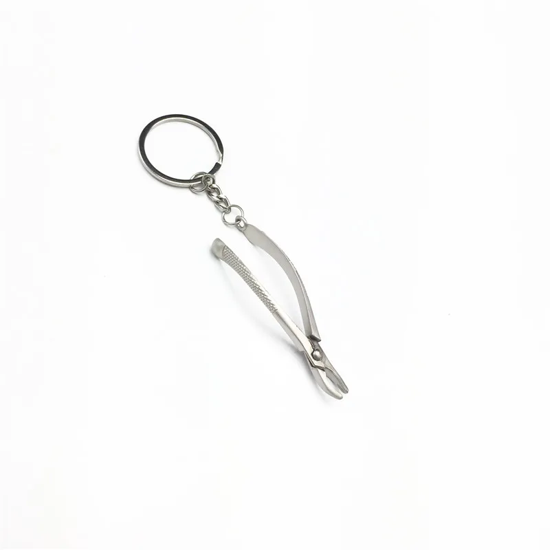 1Pcs K 1 шт. подарок стоматологическая клиника Ассорти модный брелок для ключей цепочка для стоматологической лаборатории каваи подарок для дантиста - Цвет: 1Pcs K