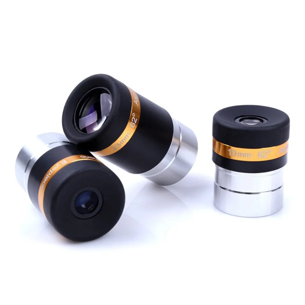 

Celestron Telescope 1.25" Aspheric Eyepiece 62 degree 4/10/23mm for 1.25inch 31.7mm Telescope