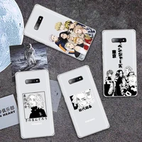 tokyo revengers japanese anime phone case transparent for samsung galaxy a s 7 8 11 21 50 30 81 51 90 5g 20 e ultra m60s