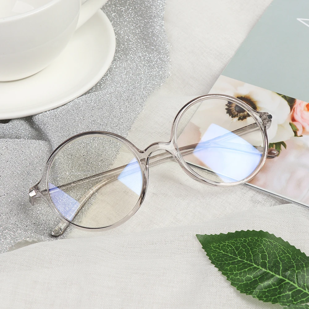 1Pc 2020 Classic Vintage Glasses Frame Round Lens Flat Myopia Optical Mirror Simple Metal Women/Men Computer Gifts | Аксессуары для