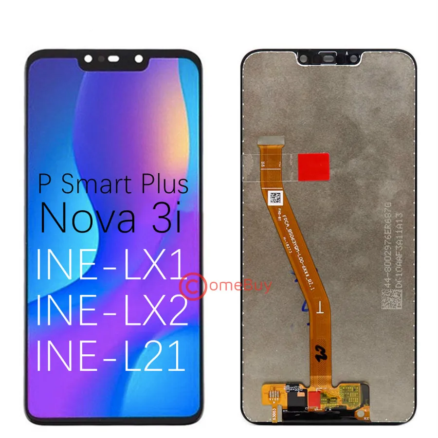 Для huawei P Smart Plus Nova 3i ЖК-дисплей сенсорный экран с рамкой для huawei Nova 3i ЖК-экран Замена INE-L21 INE-LX1
