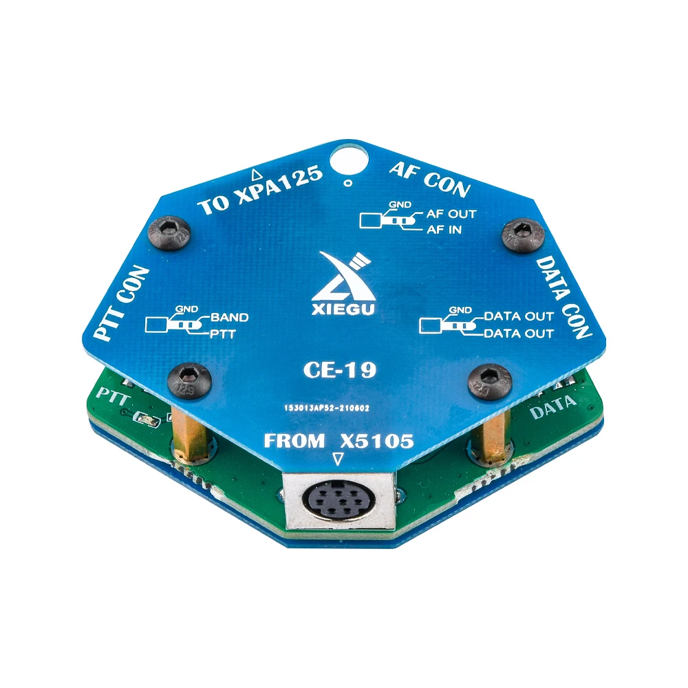 

Original CE-19 Data Interface Expansion Card For XIEGU X5105 G90 G90S ACC PTT XPA125 Connects To CE19 Computer Power Amplifier