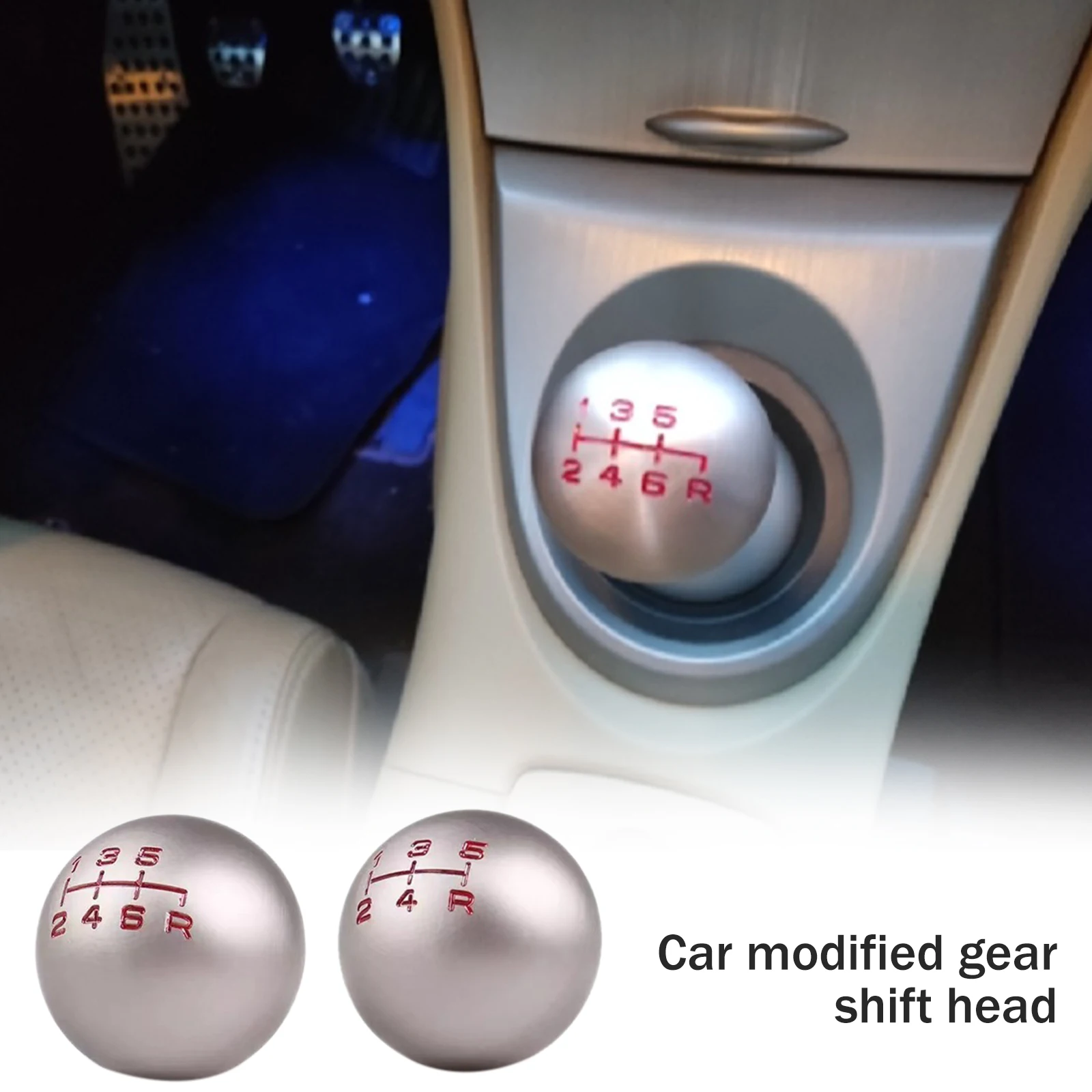 

5/6 Speed JDM Ball Shape Shift Gear Knob M10*1.5 Aluminum For Honda Fit Civic City FD2 FN2 EP3 TYPE R DC2 DC5 AP1 AP2 S2000 F20C