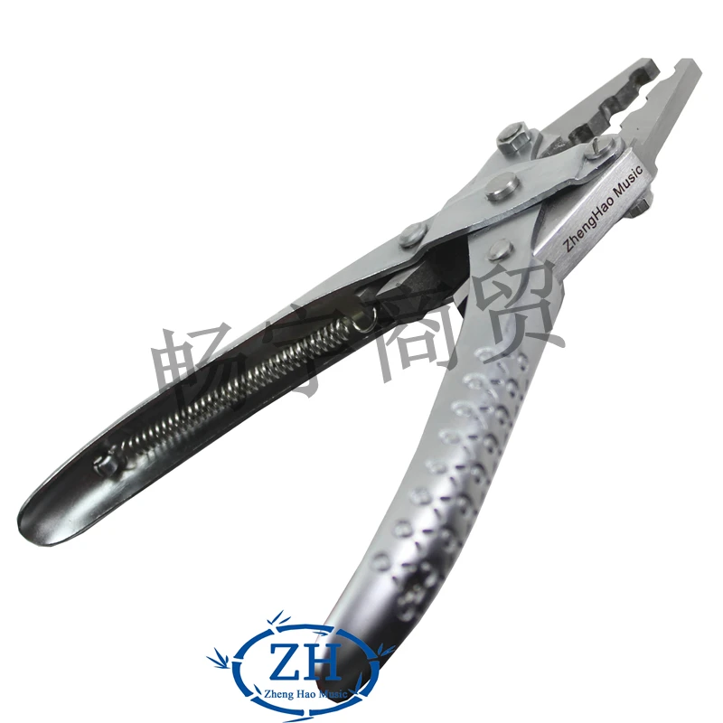 Key shaft rod tube shrink mouth parallel clamp repair tools Saxophone flute clarinet Parallel Swedging Pliers repair tool enlarge