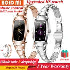 Женские Смарт-часы H8 Pro, водонепроницаемый IP67 фитнес-браслет с пульсометром и напоминанием о звонках, умный Браслет для AndroidIOS