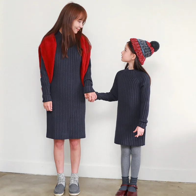 Вязаный пуловер в рубчик для девочек-подростков от 6 до 18 лет длинные свитера