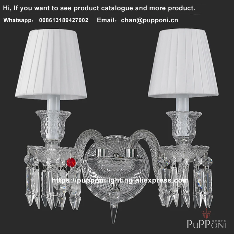 Настенная лампа баккара дневное освещение французское бра|Люстры| |