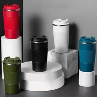 380ml510ml insulated coffee cup stainless steel vacuum double wall thermos mug leak proof portable travel insulated bottle