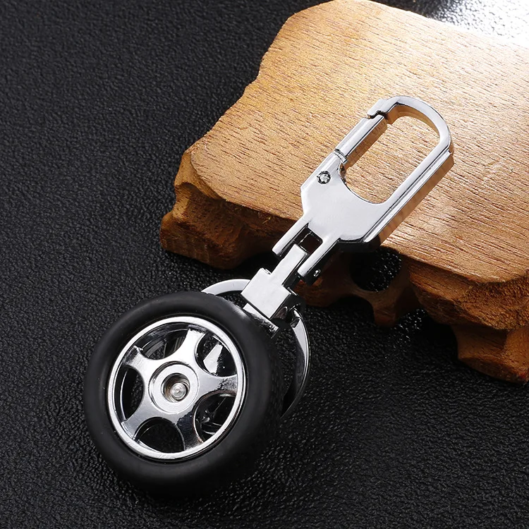 Car accessories car Key Ring Keychain Wheel Rim Chain Luxury Aluminum for mercedes benz amg w204 cla w203 w211 w205 | Автомобили и