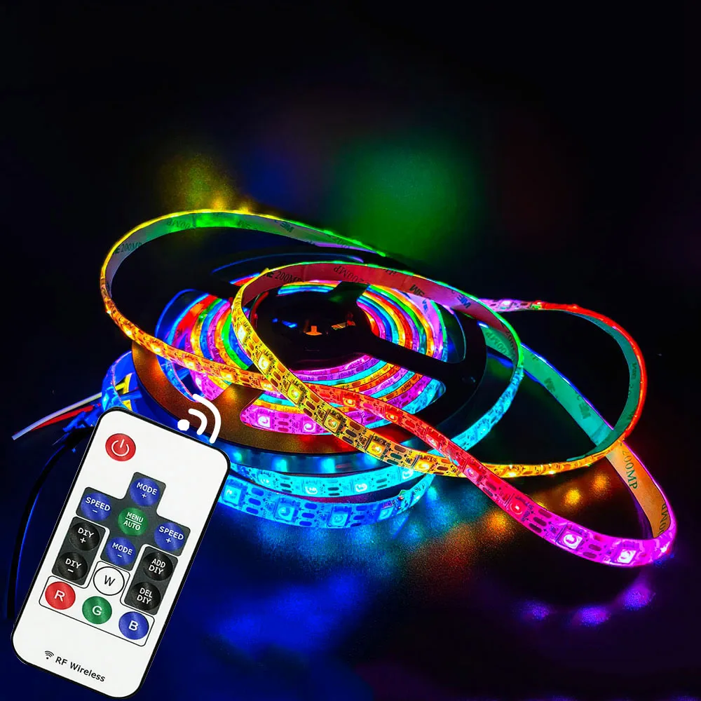 DC5 24V 14 клавиш rgb пульт Беспроводной дистанционная мини Smart RF контроллер для WS2812