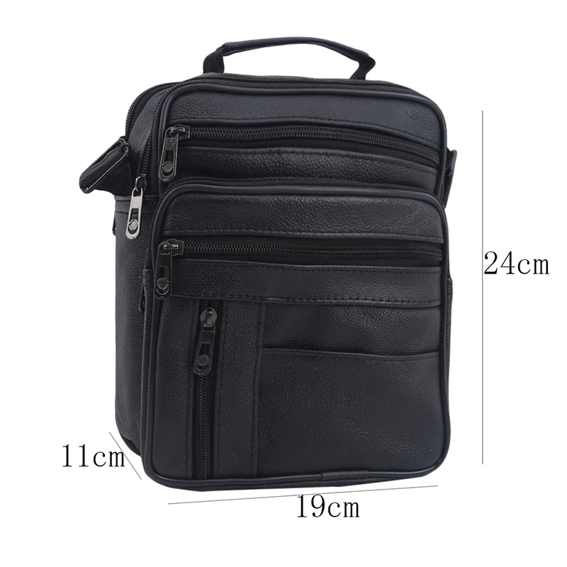 

2021 Quality Leather Male Casual Design Shoulder Messenger Bag Fashion Cross-body Bag Tote Mochila Satchel