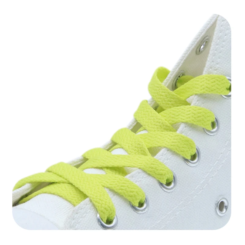 

Coolstring 8 mm Customized Canvas Shoelaces 60-180 cm Men Women Sneaker Flat Type Ropes for Kid Adult Unisex #2160-2179