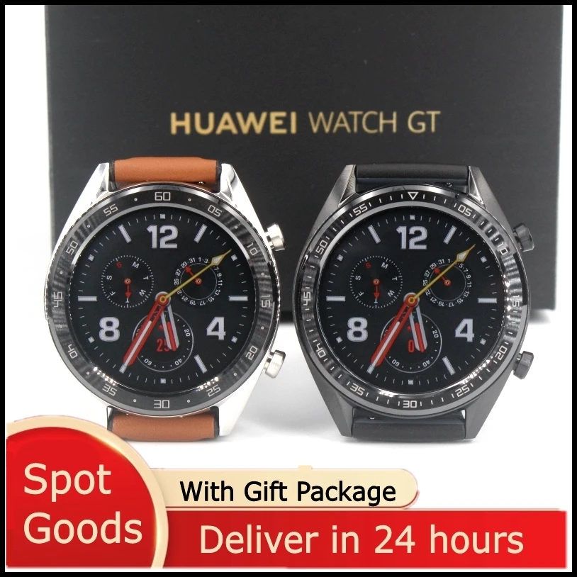 99 original huawei smart watch gt gps heart rate monitoring smart sport band smartwatch 14days last heart rate tracker watch free global shipping