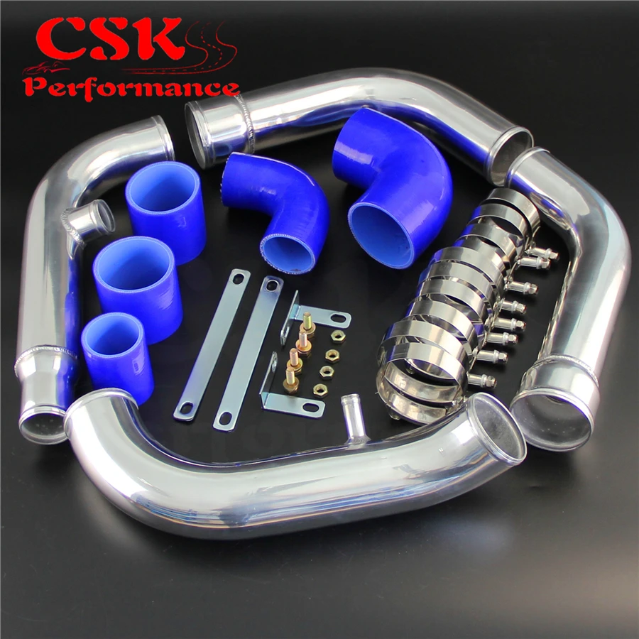 

Aluminum Turbo Intercooler Piping Pipe Kit Set Fits For Nissan 200SX S13 CA18DE 89-94 Red / Blue / Black