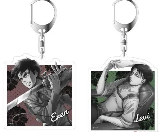 Аниме атака на Титанов Levi Эрена акриловый брелок модель детской подвески игрушка