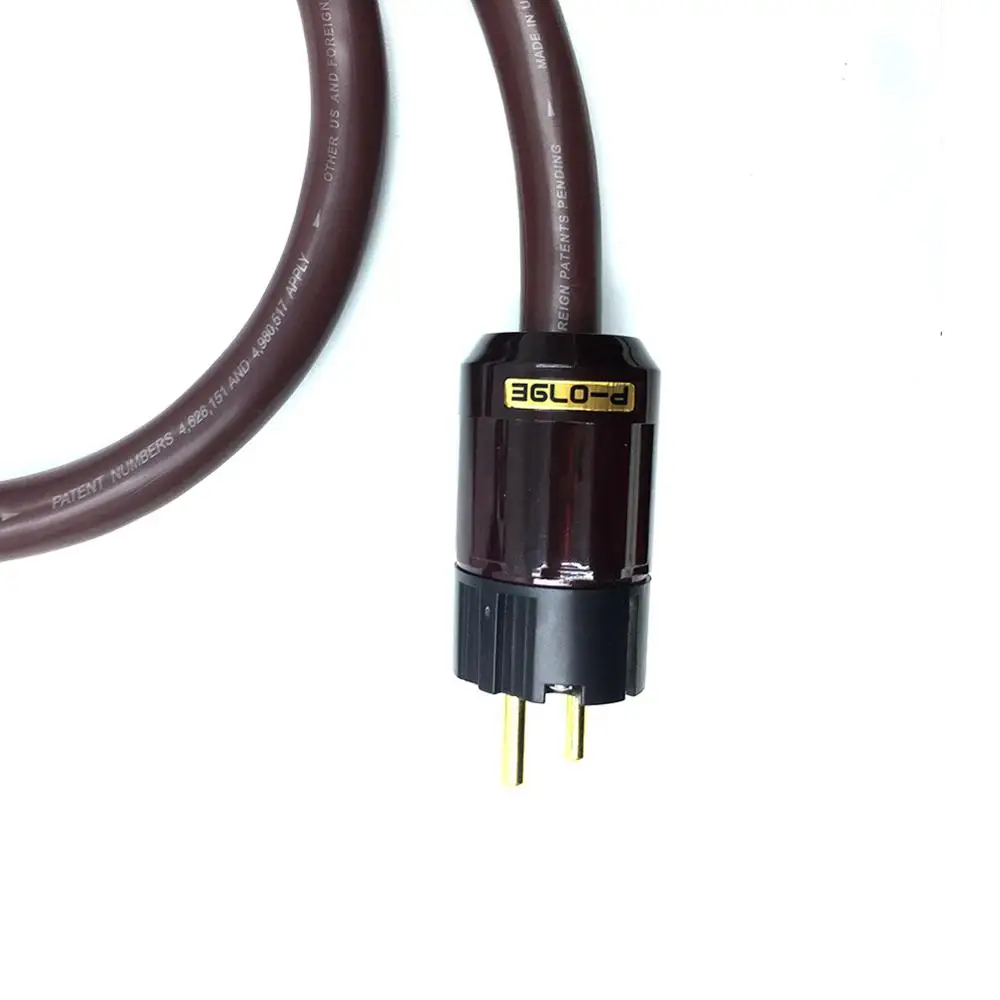 Кабель питания из чистой меди аудио-кабель с разъемами типа Hi-Fi P-079E и rediccse |
