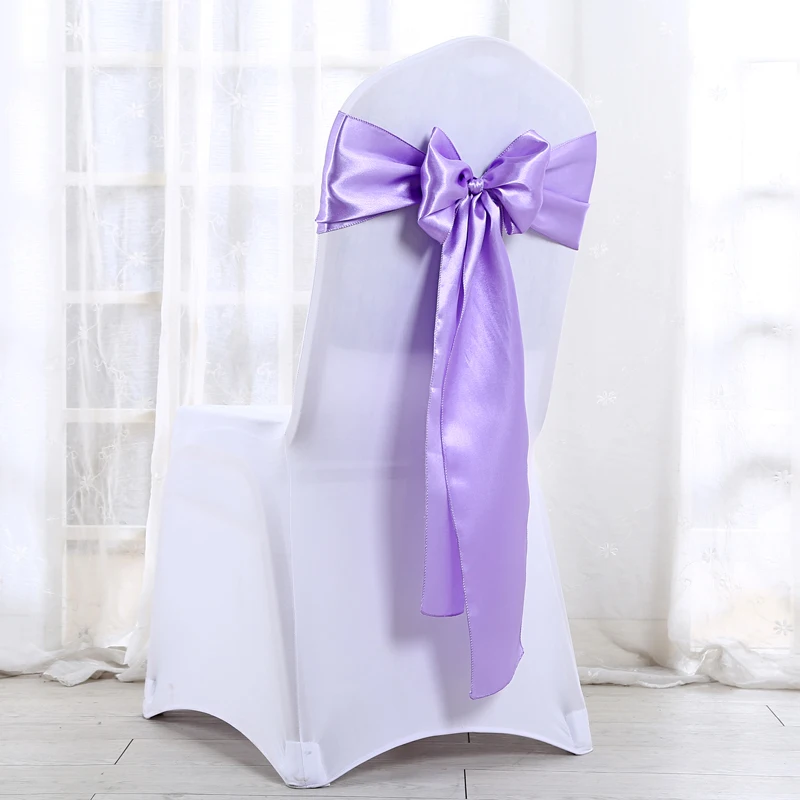 25 шт. атласные Ленточные Галстуки для стула|Перевязи| |