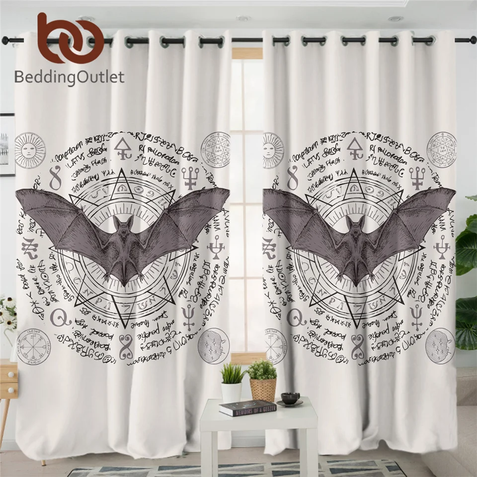 Постельные принадлежности Outlet Летающий вампир занавеска s для гостиной крылья