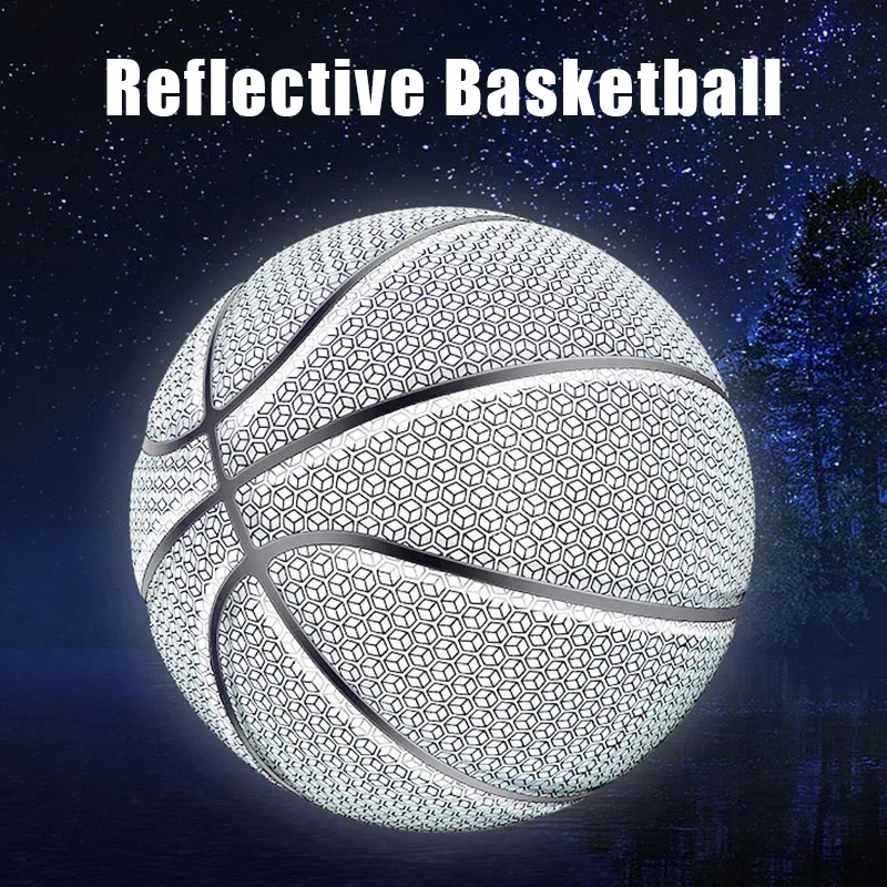

Светящийся светоотражающий баскетбольный ночной красочный износостойкий баскетбольный спортивный мяч HB88