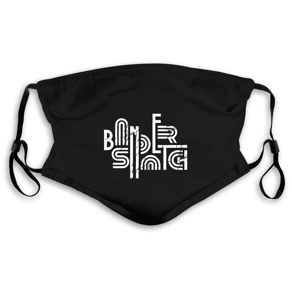 Черные Зеркальные завязки унисекс графический текст Чарли Брукер Netflix Homme