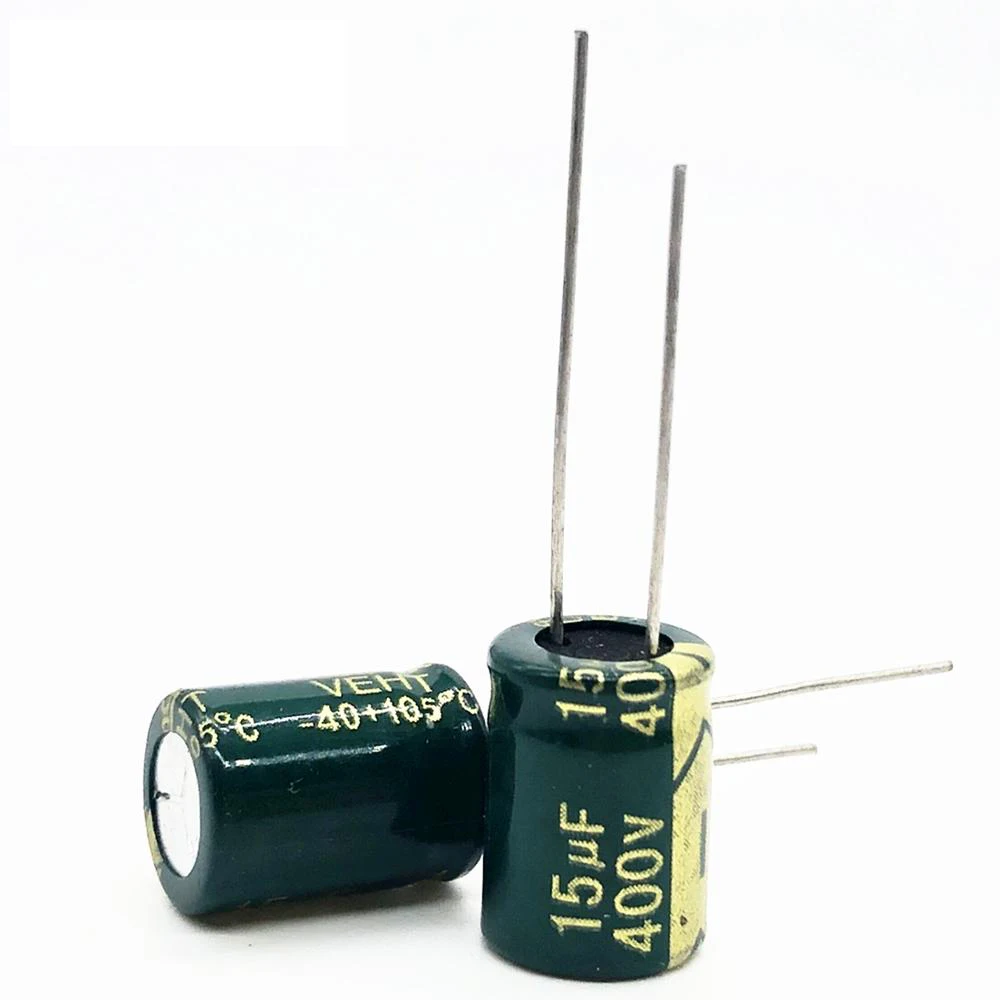 

20pcs/lot 15UF high frequency low impedance 400V 15UF aluminum electrolytic capacitor only good quality 20%