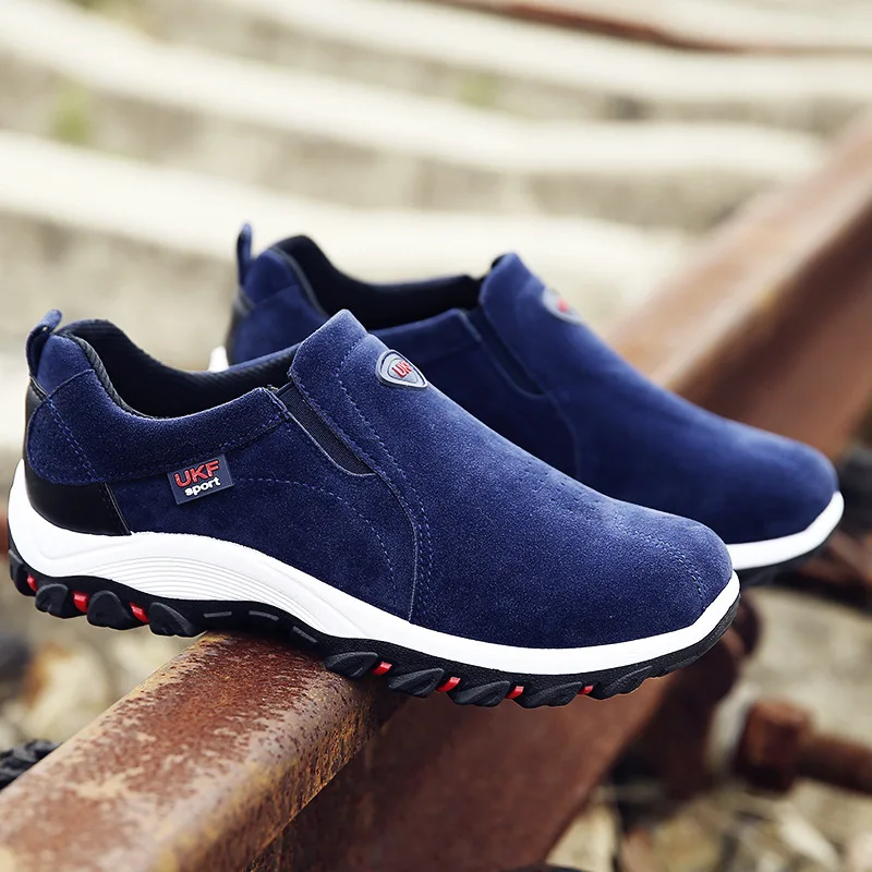 

AQ350 men's sneakers High Quality Brand Shoes suede Loafers Breathable Spring Autumn Casual Shoes Outdoor Non Slip Men Sneakers