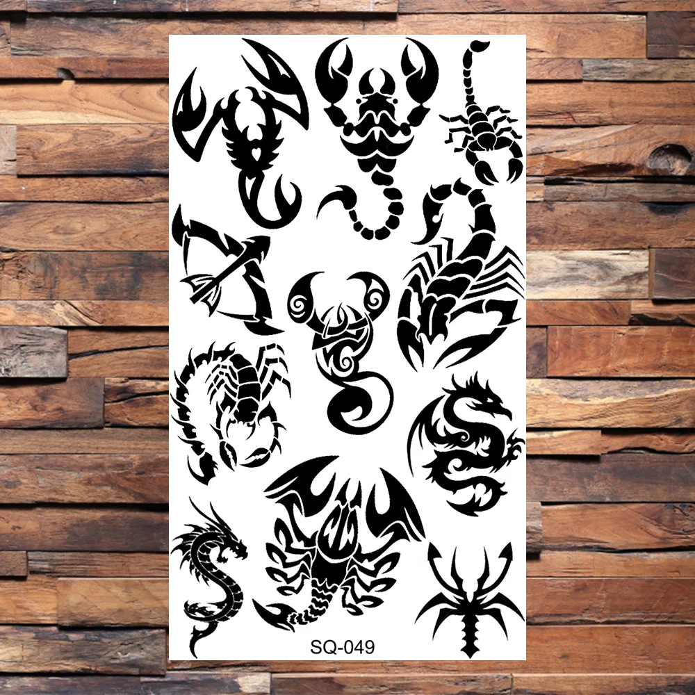 Временные татуировки в ассортименте