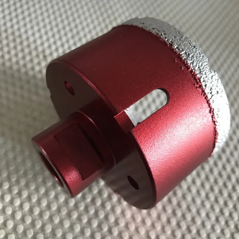 Free shipping of 1PCS 28-50mm brazed Diamond Bit M14 Vacuum Brazing Angle Grinder Reaming Ceramic Brick Marble Opener | Инструменты