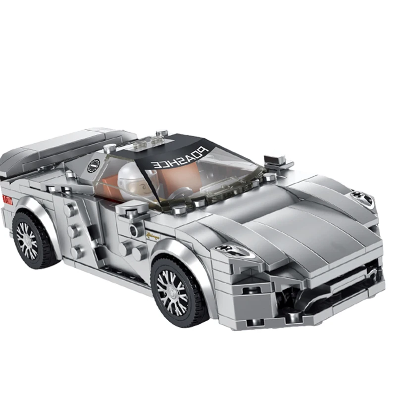 Скоростные чемпионы креативный гоночный автомобиль суперкар строительные блоки