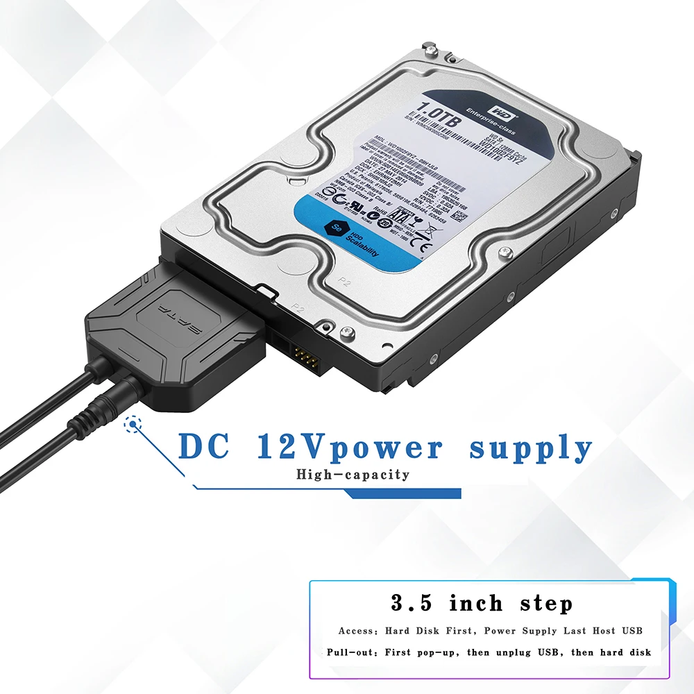 Кабели Zomy SATA в USB 2 5 для внешних жестких дисков 3 дюйма SSD HDD интерфейс