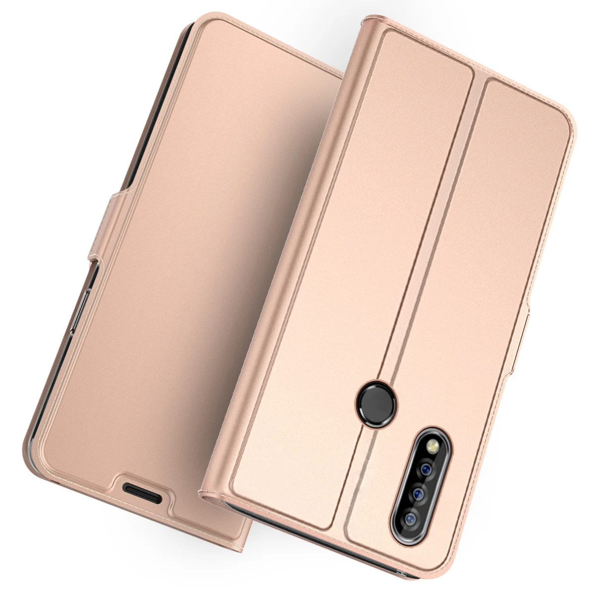 Для Oukitel C16 C17 Pro Чехол из искусственной кожи флип-чехол с подставкой Чехол с карманом для всего тела с держателями для карт для Oukitel C16 Pro Чехол