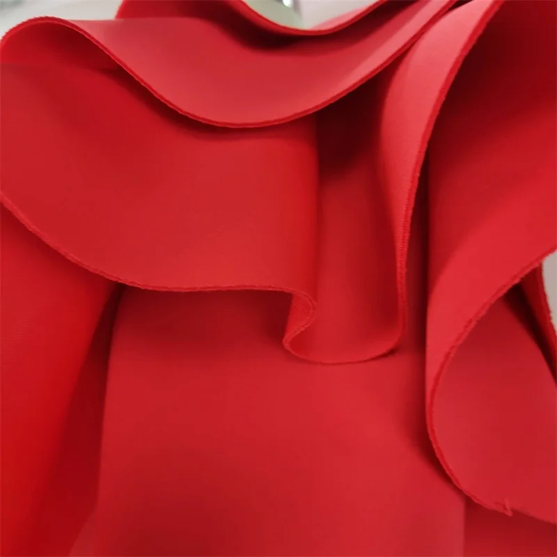 

Women Blouse Tops Shirts One Shoulder Sexy Peplum Ruffles Slim Party Wear 2021 Summer New Fashion Elegant Ladies White Red Bluas