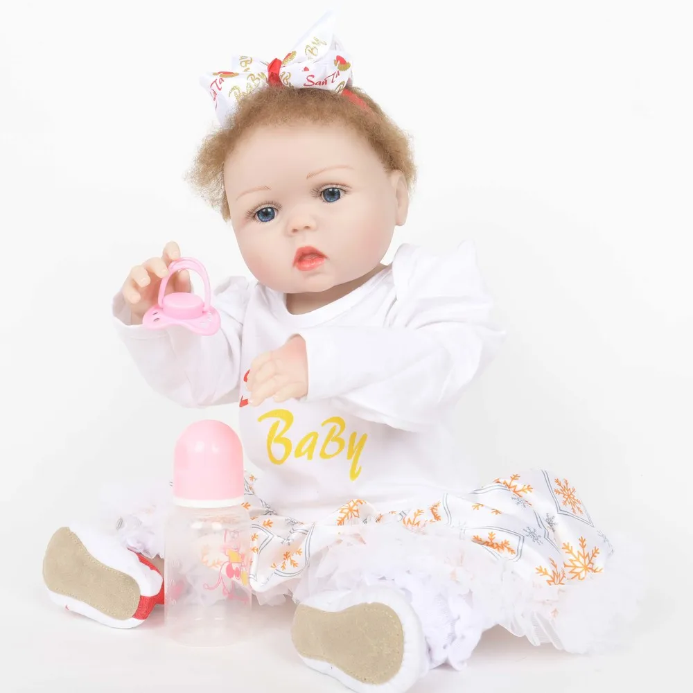Реалистичные Силиконовые Bebe Reborn Baby для подарки на день рождения ребенка