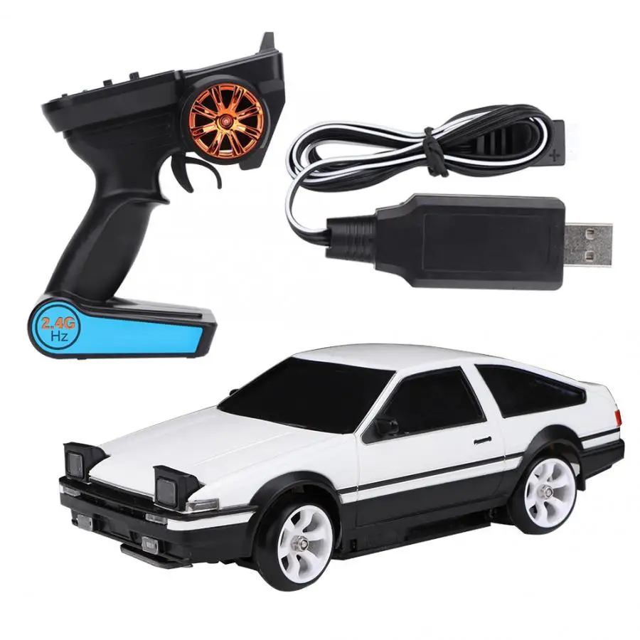 1/28 высокая скорость 30 км/ч 4 канала RC Модель гоночного автомобиля с 130 двигатель высокой мощности детская коллекция игрушек для подарка - Цвет: Белый