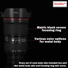 Виниловые наклейки для объектива Canon EF 16-35 мм f2.8l III USM