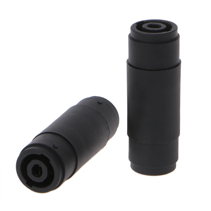 

2 Pcs 4-Pin Female To Female Speakon Coupler Adapter Cable Connector