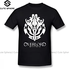 Футболка Overlord, футболка Overlord с эмблемой гильдии аниме Ainz Ooal, футболка с коротким рукавом и графическим принтом, Мужская футболка оверсайз