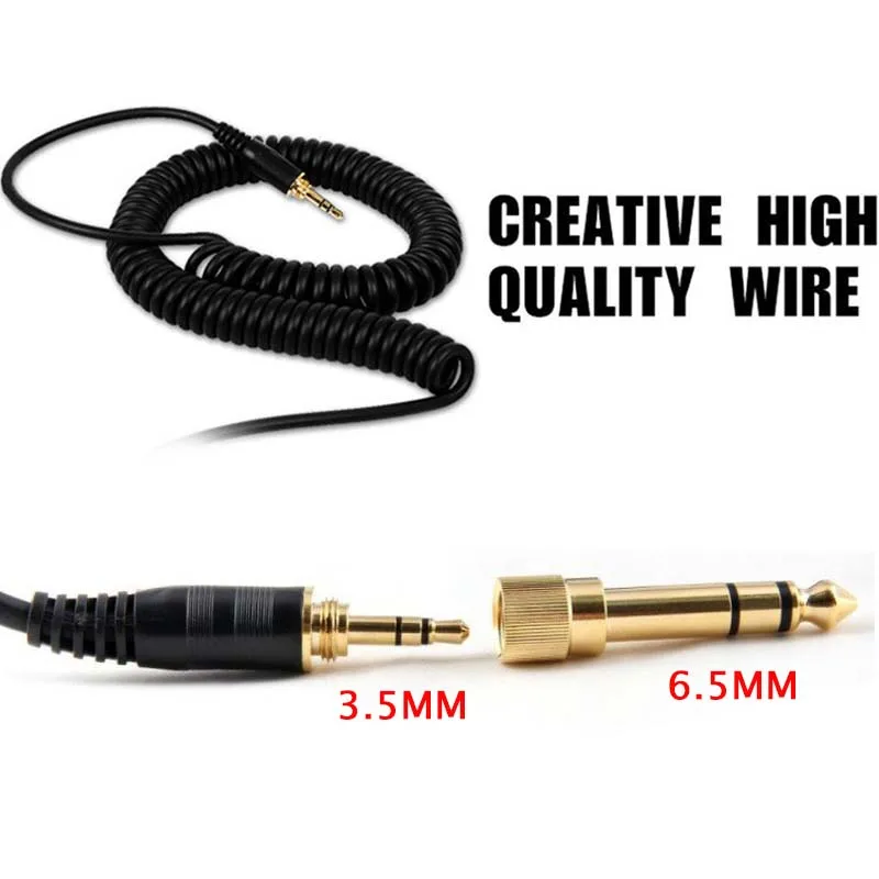 st 80 dj music wired headphones recording headset 3 5mm to 6 5mm hifi earphones for pc computer laptop electronic organ free global shipping