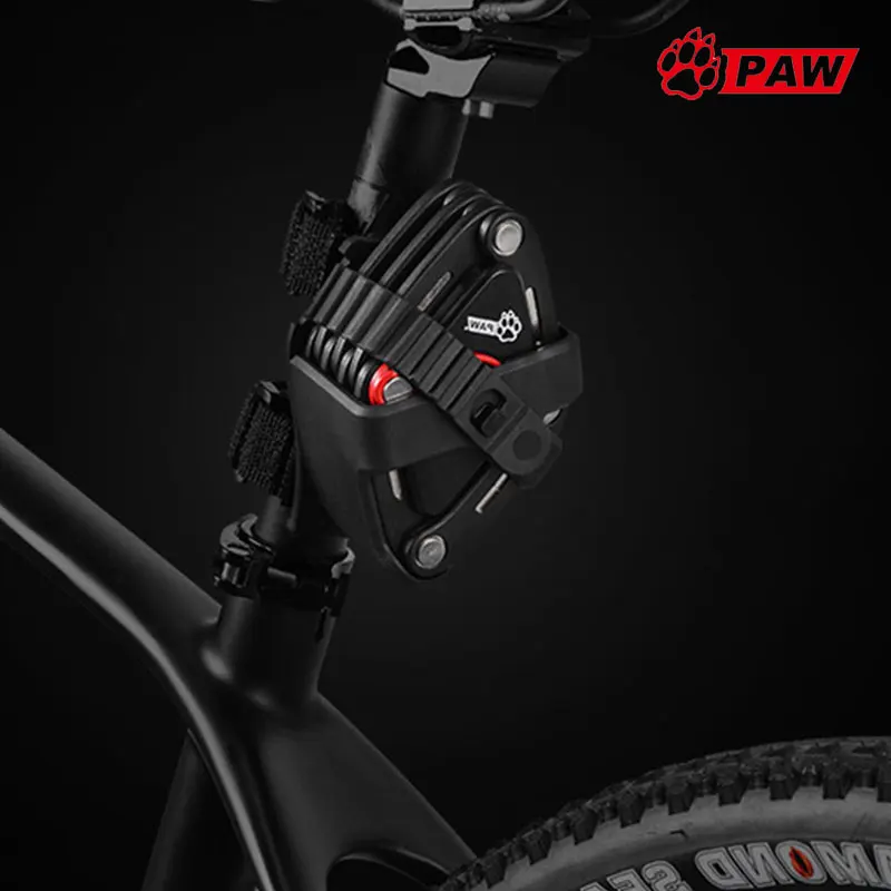 

Foldable Bicycle Lock Strong Security Anti-theft Road MTB Bike Cycling Lock Alloy Mount Bracket Mountain Heavy Duty Bicycle Lock