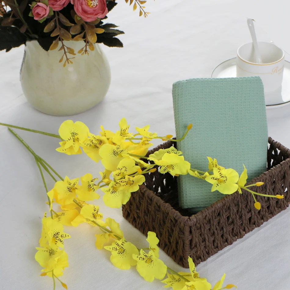 Набор из 6 шт тканевых салфеток Полотенца вафельные хлопок Кухня чистки тарелки