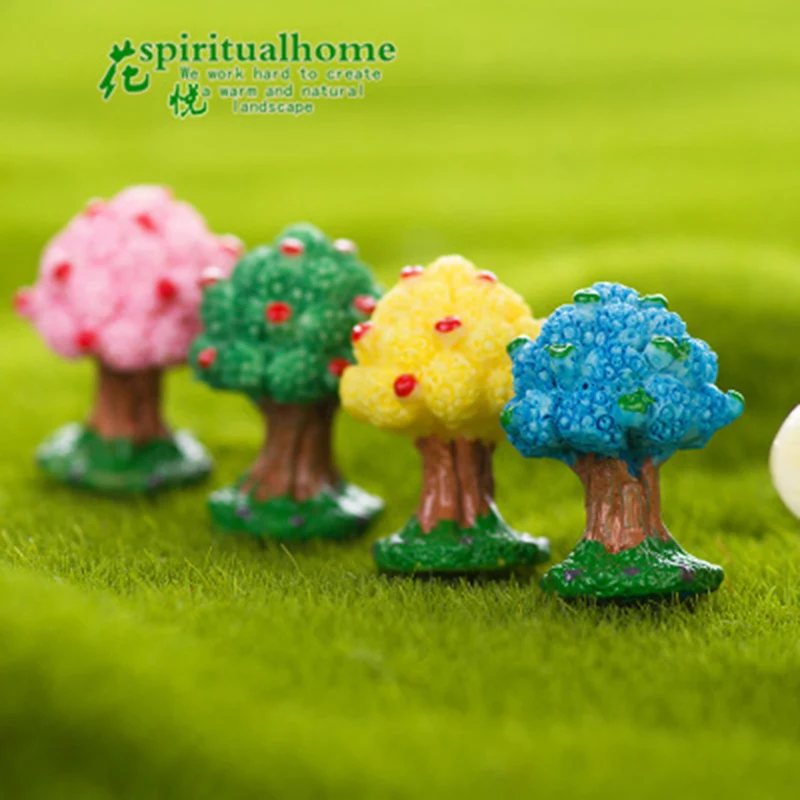 Мини фигурка Apple Tree Orchard американская модель маленькая статуя мини украшение для