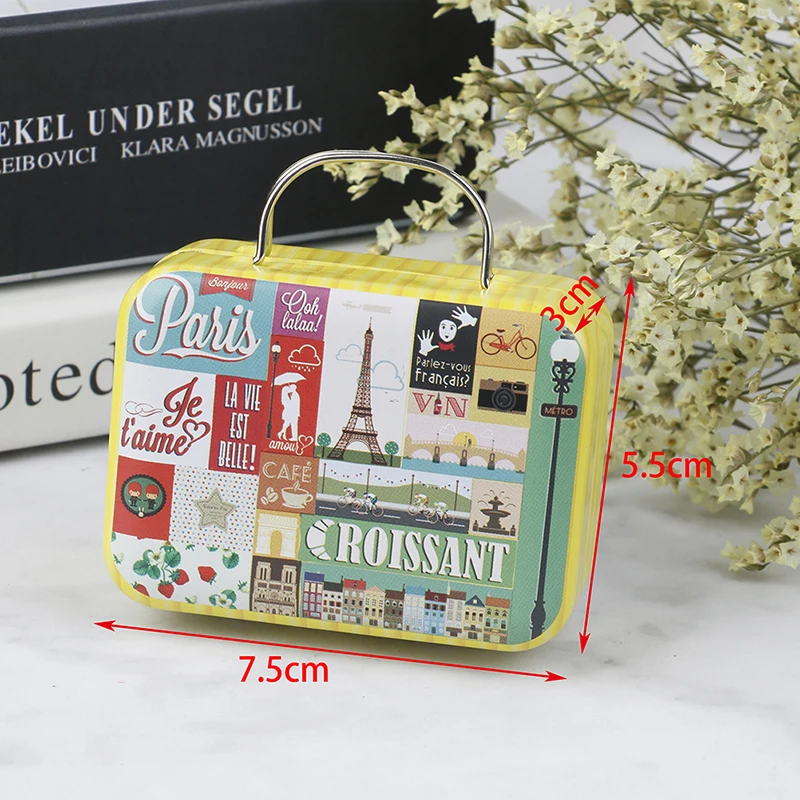 

1pcs Empty Fake Lash Storage Packaging Box Unique Eyelash Luggage Case Fashionable Luxury False Eyelash Steel Suitcase